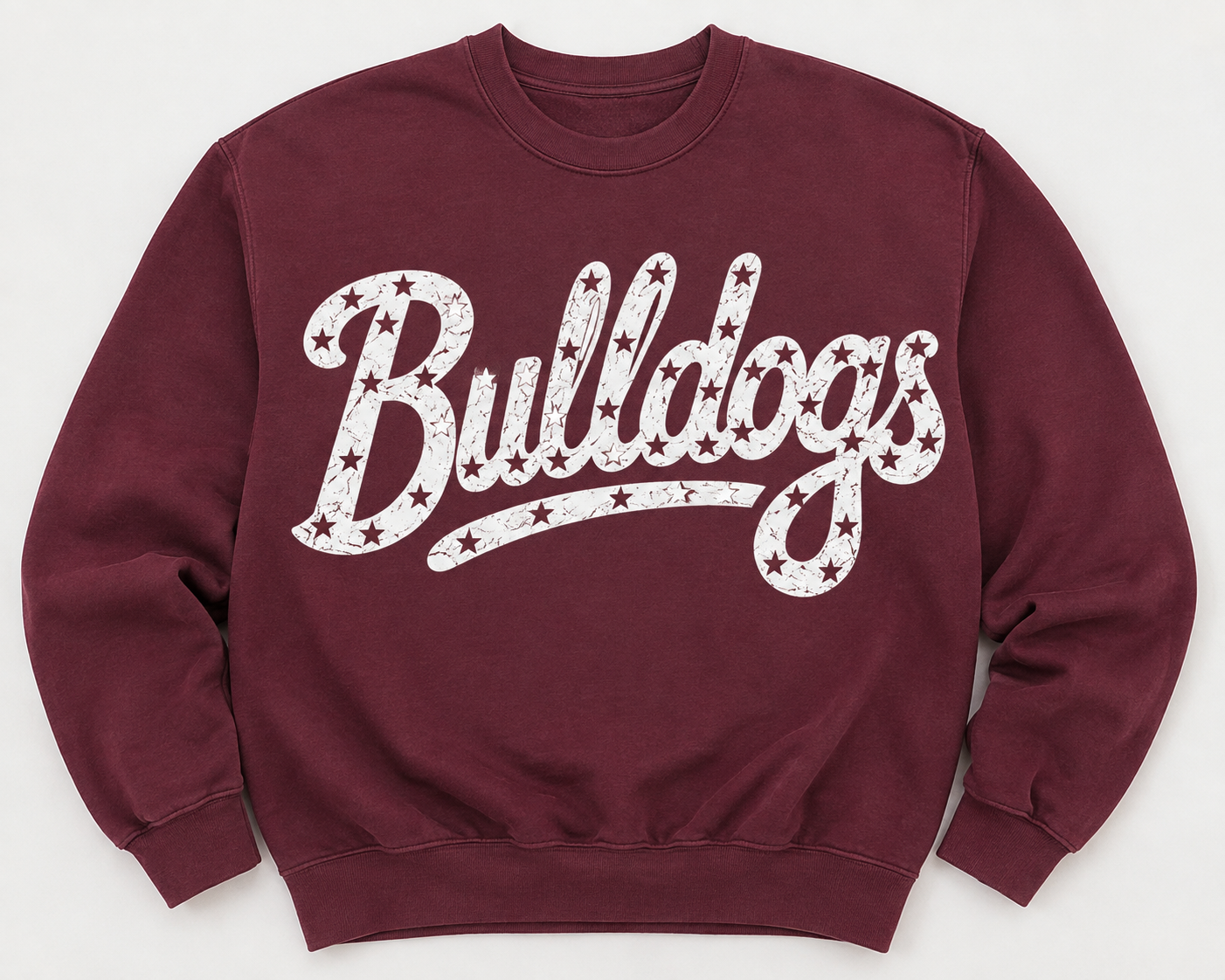 Bulldog star distressed