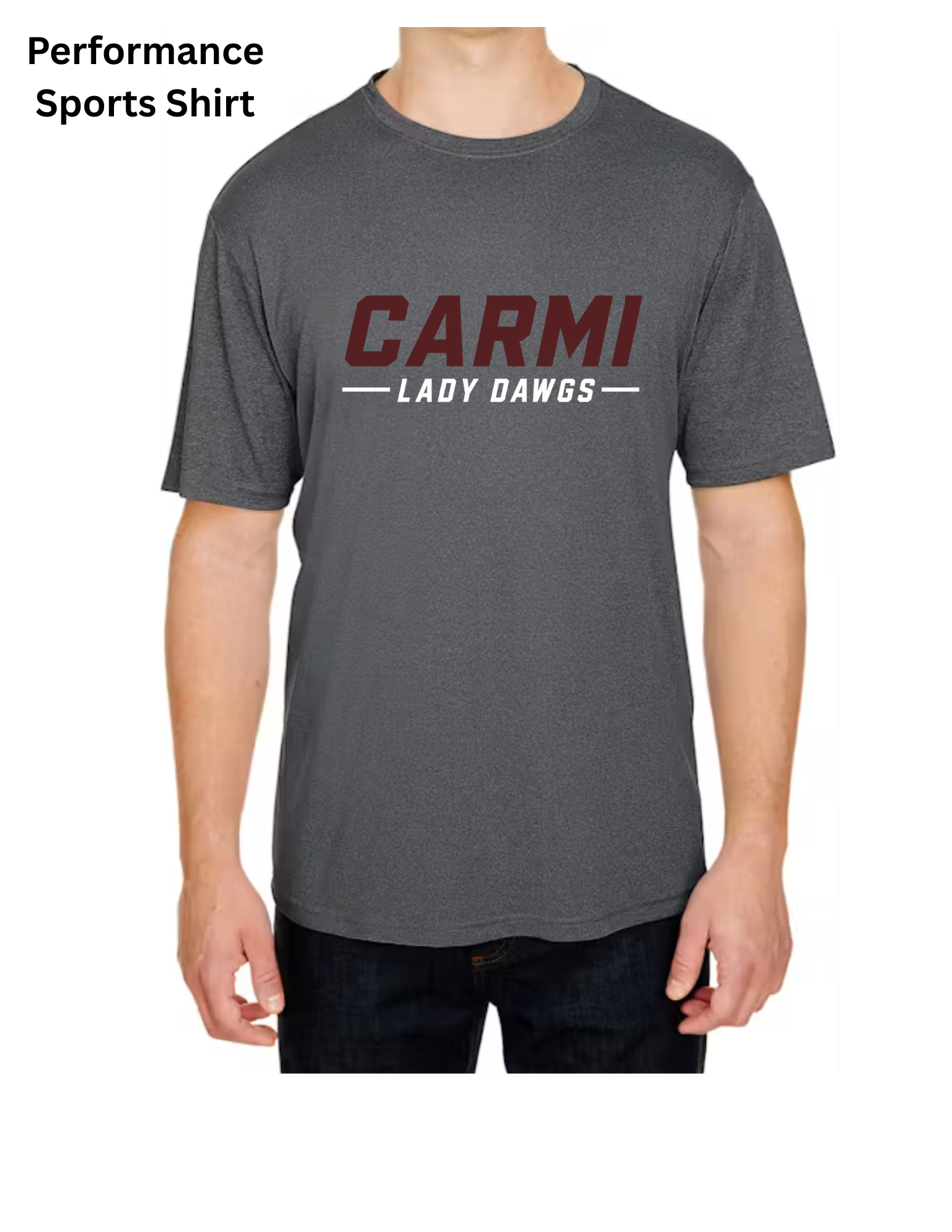 Carmi Lady Dawgs performance shirt