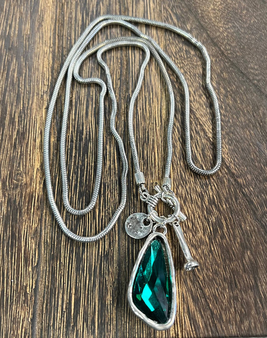 Serenity Necklace: Emerald