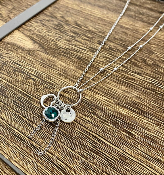 Summer Love Necklace Emerald
